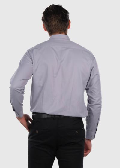 Adam pelēks vīriešu krekls - back