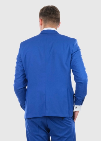 Abdieso zils pieguļošais uzvalks - back