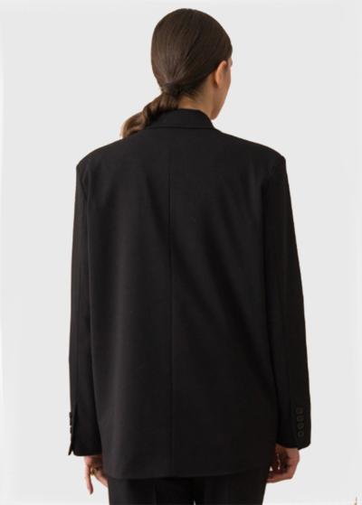 Anoush melna žakete ar pogām - back