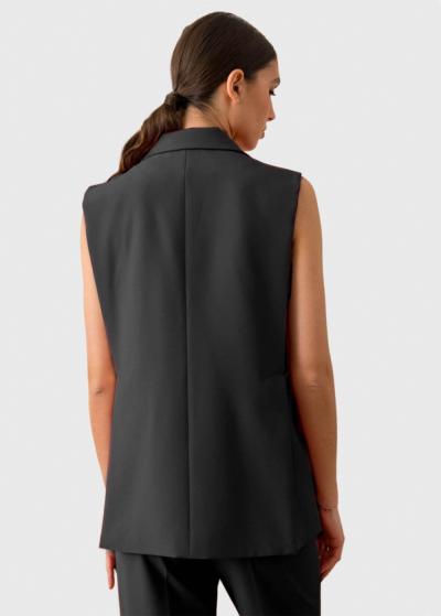 Adel melna sieviešu veste - back