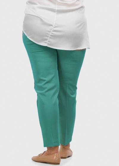 Julieta Lielo izmēru zaļas sieviešu bikses - back