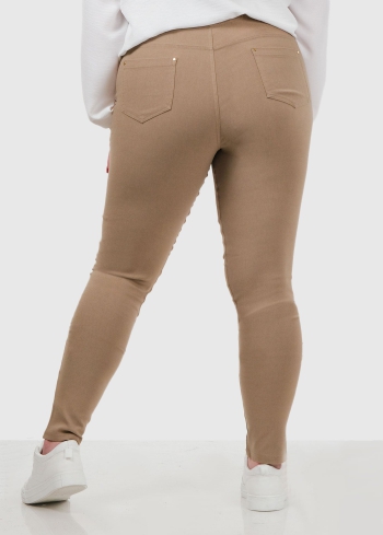 Jade Lielo izmēru bēšas bikses - back