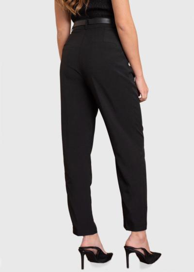 Tarana melnas bikses ar augstu jostasvietu - back