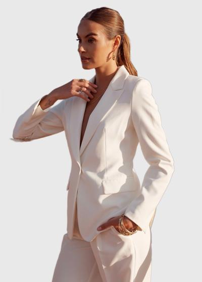 Saida balta žakete  - back