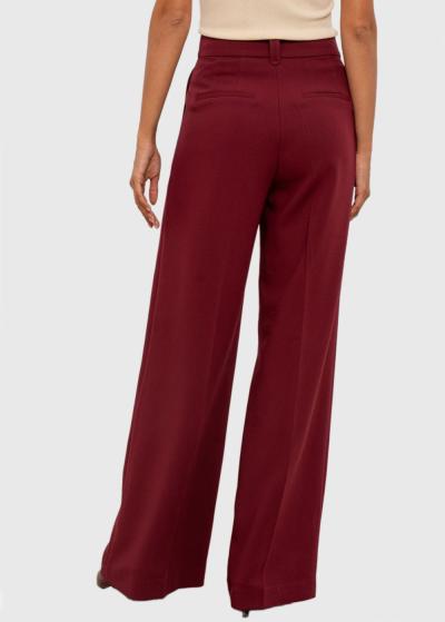 Selena bordo platas bikses - back