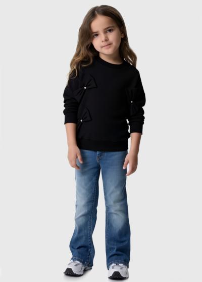 Sabina melns džemperis  - back