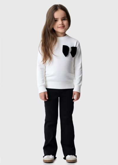 Sangita balts džemperis ar banti - back