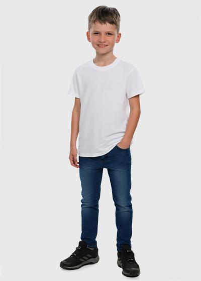 Sirius zili džinsi ar kabatām - back