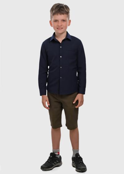 Lionel tumši zils krekls ar garām piedurknēm - back