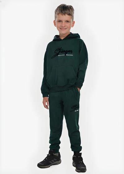 Shinar tumši zaļš sporta kostīms  - back