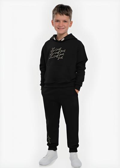 Sharvan melns sporta kostīms  - back