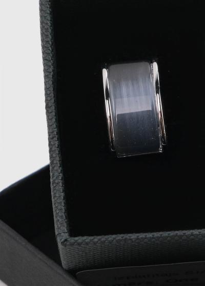 Pelēkas vīriešu aproču pogas - back