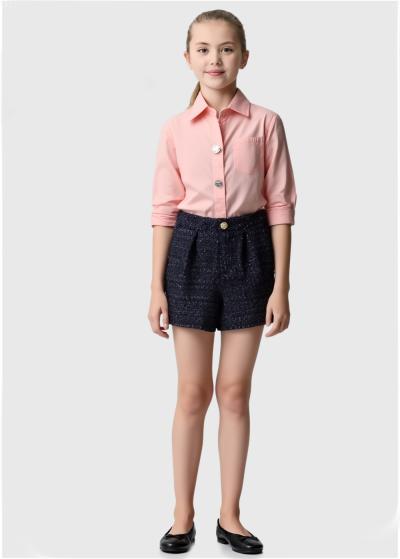 Ruksana tumši zili īsi šorti - back