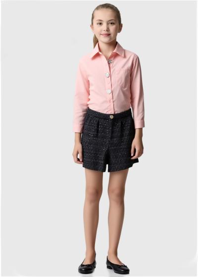 Ruksana melni īsi šorti - back