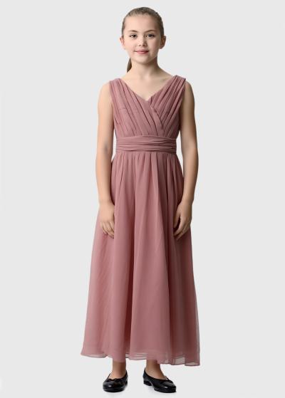 Kallisto tumši rozā gara kleita - back