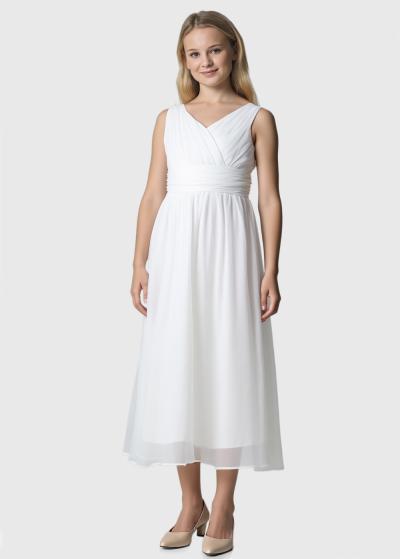 Kallisto balta gara kleita - back