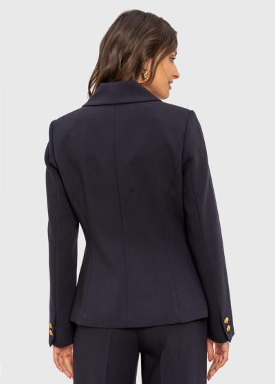 Noa tumši zila žakete ar pogām - back