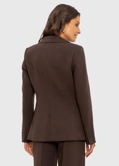 Stasia tumši brūna žakete  - back