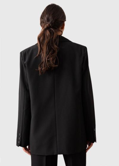 Sophie melna sieviešu žakete - back