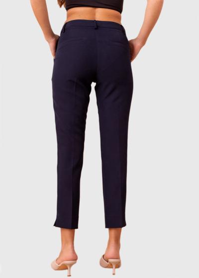 Adima tumši zilas bikses ar kabatām - back