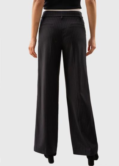 Azalea melnas strīpainas bikses - back