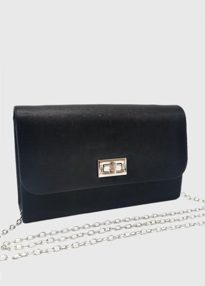 Janine melns klačs ar atveramu augšdaļu  - back