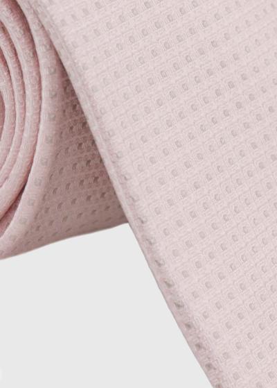 Gaiši rozā vīriešu kaklasaite - back