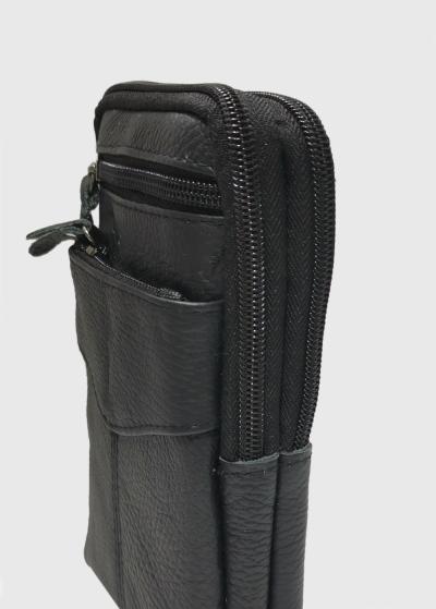 Tomoe melna vīriešu soma - back