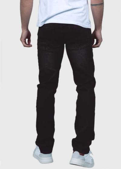 Melni klasiski džinsi - back