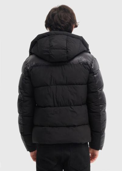 Terry melna jaka ar kapuci - back