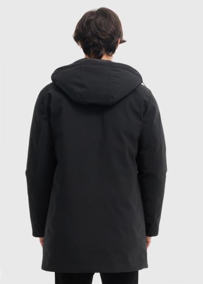 Timber melna vīriešu jaka - back