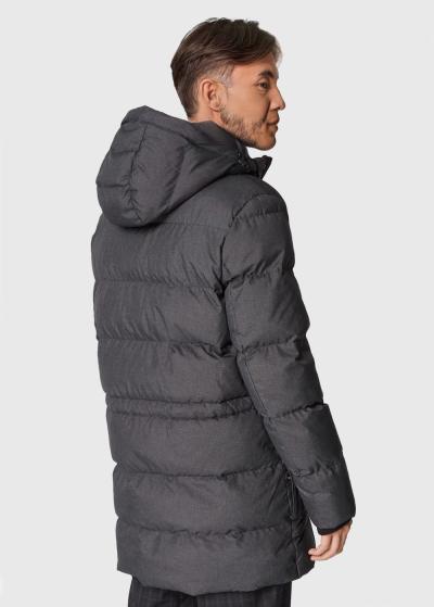 GEOX melna jaka ar kargo tipa kabatām - back