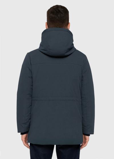 GEOX tumši zila jaka ar kargo tipa kabatām - back