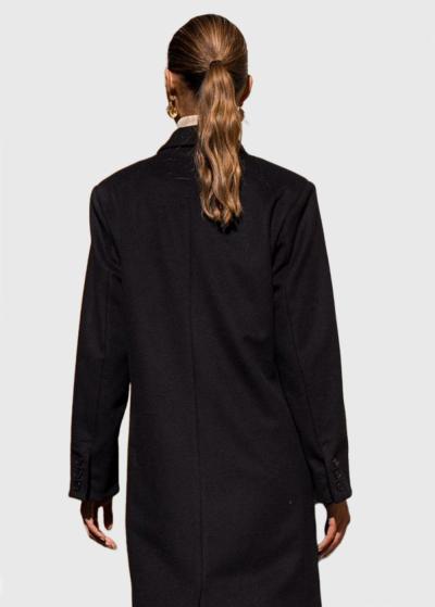 Lidia tumši zils sieviešu mētelis  - back