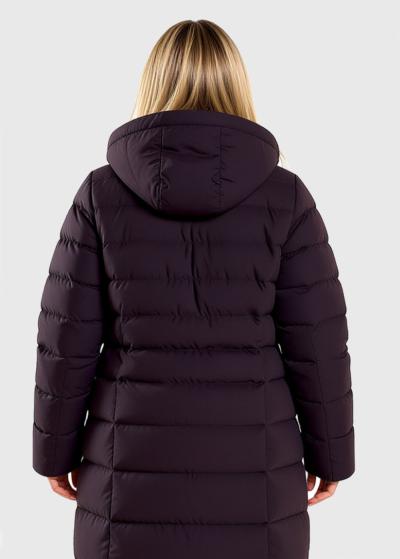 Lucetta Lielo izmēru sieviešu jaka ar kapuci - back