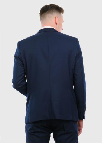 Landon zils pieguļošais uzvalks ar vilnu - back