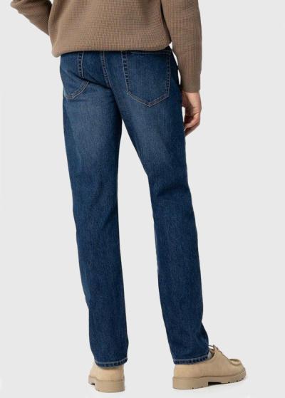 Zili vīriešu džinsi - back