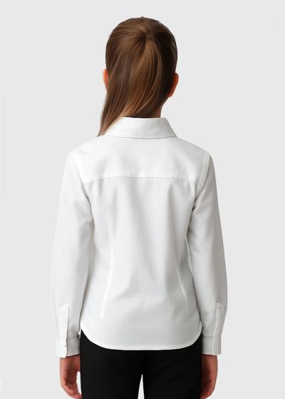 Liza balta blūze ar pogām - back
