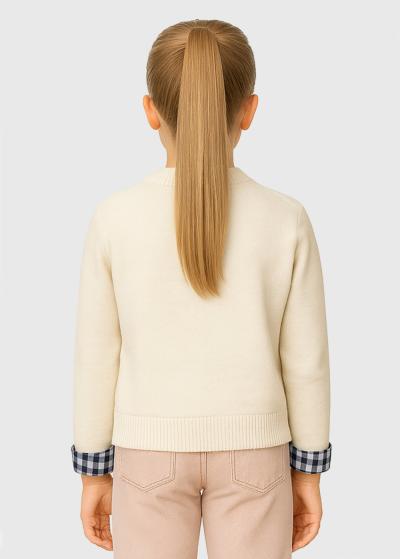 Lorianna džemperis ar pogām - back