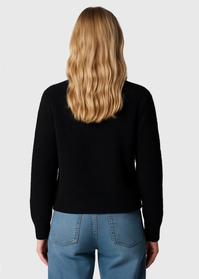 Lavinia melns kardigans ar kabatām - back