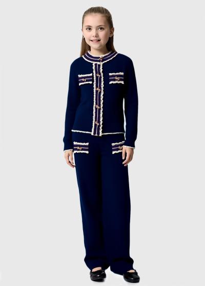 Lillie tumši zils kostīms - back