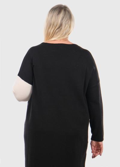 Kallisto džemperkleita ar garām piedurknēm - back