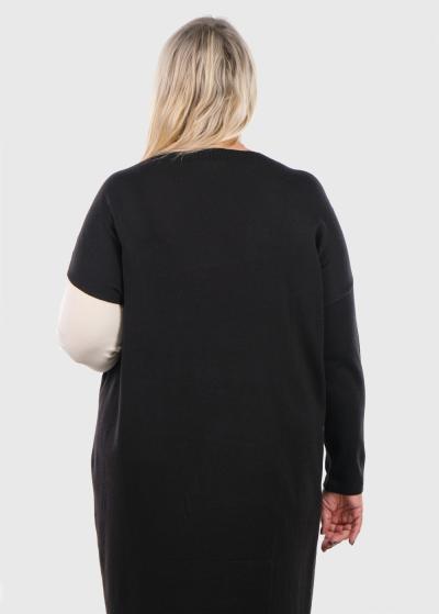 Kallisto džemperkleita ar garām piedurknēm - back