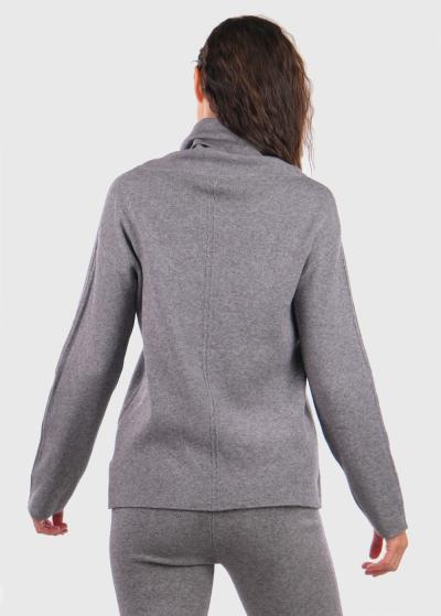 Katina pelēks vienkrāsains kostīms - back