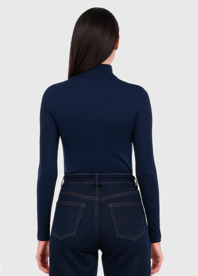 Katolina tumši zila sieviešu bītlene - back