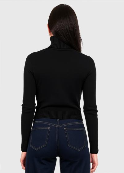 Kirie melns džemperis - back