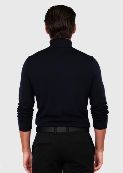 Julia tumši zila vīriešu bītlene - back