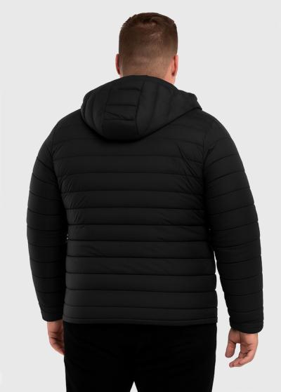 Jayant Lielo izmēru melna jaka ar kapuci - back