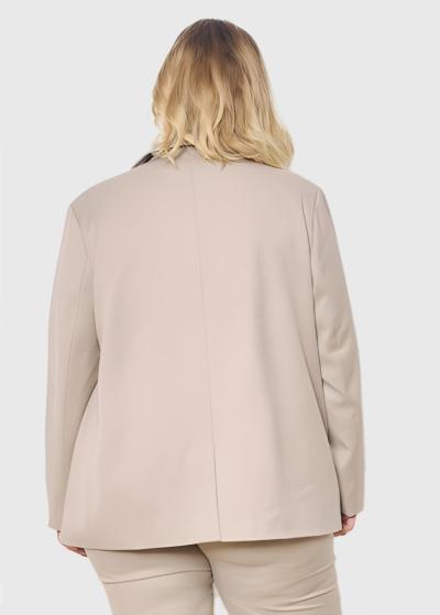 Janet Lielo izmēru bēša žakete - back