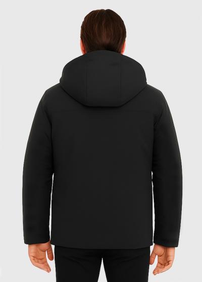 Janik melna vīriešu jaka - back